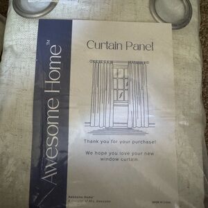 Cream Curtain Panel